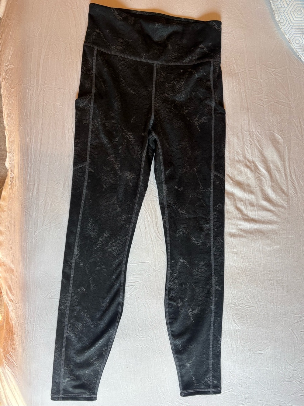 High-Waist Black Fabletics Active Leggings